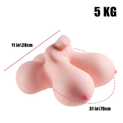 Mya: 5KG Huge Boobs Paizuri Sex Doll Torso For Men Big Booty Sex Doll