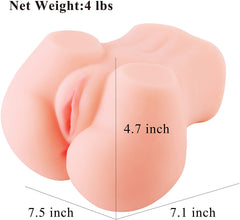 Hina: 4LB Realistic Male Masturbator Torso Big Ass Real Love Sex Dolls