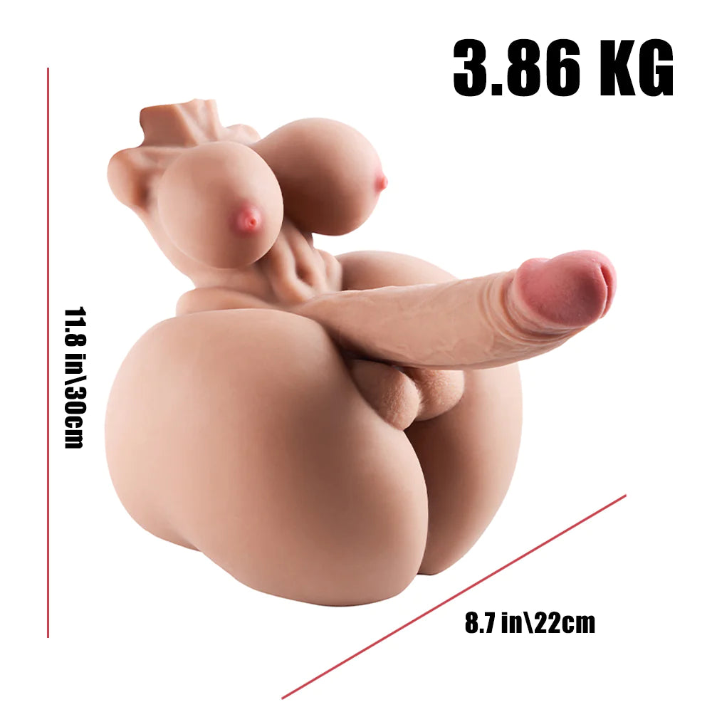 Tracy: 8.5lb Big Ass Futa Sex Doll Shemale Sex Doll Big Dildo Couple Adult Sex Toys