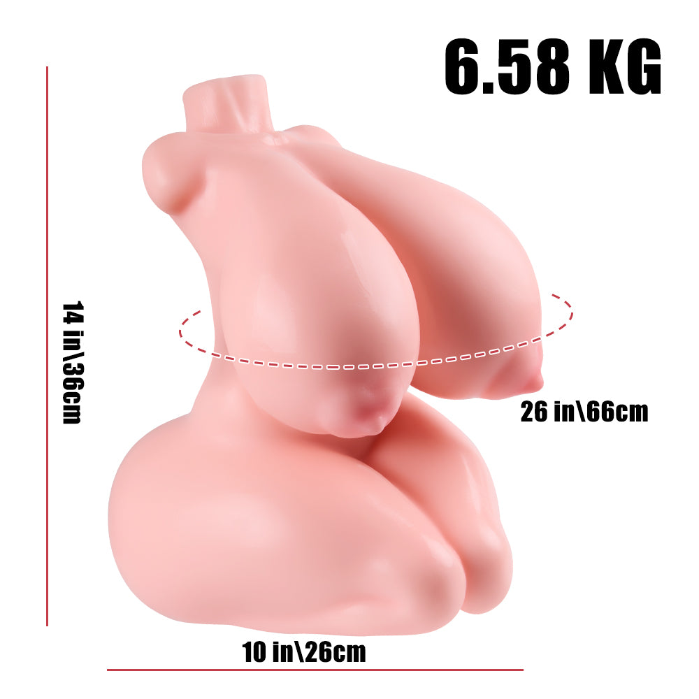 Madz is Stacked: 14.5 LB Maid Sex Doll for Men Big Breast Torso Sex Doll