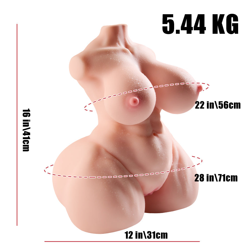 Emma: 5.3kg Muscular Female Torso Sex Doll Muscle girl Real Doll Sex