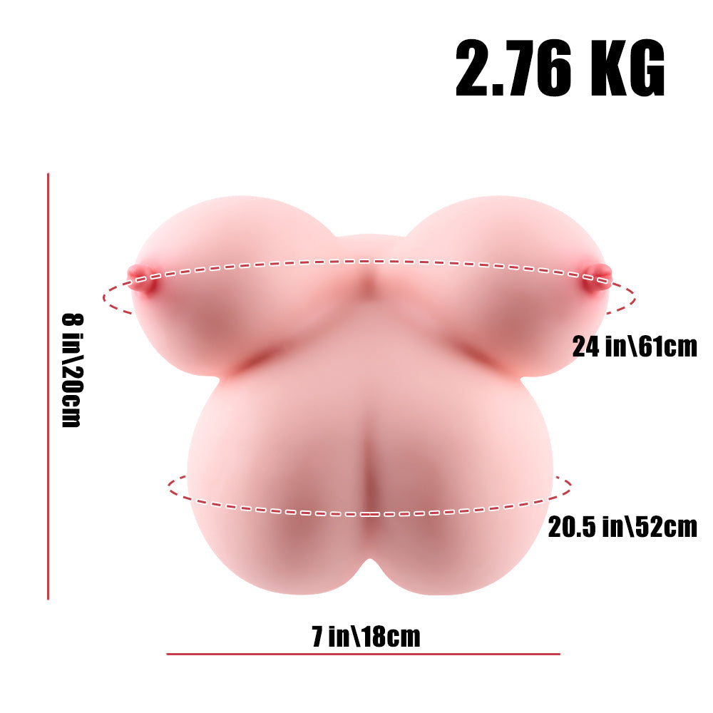 Peach: 2.7kg Fantasy Mini Sex Doll Torso BBW sex doll